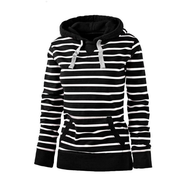 

women's hoodies & sweatshirts fashion oversized hoodie womens solid casual long sleeve hooded sweatshirt coat kawaii harajuku pullover, Black
