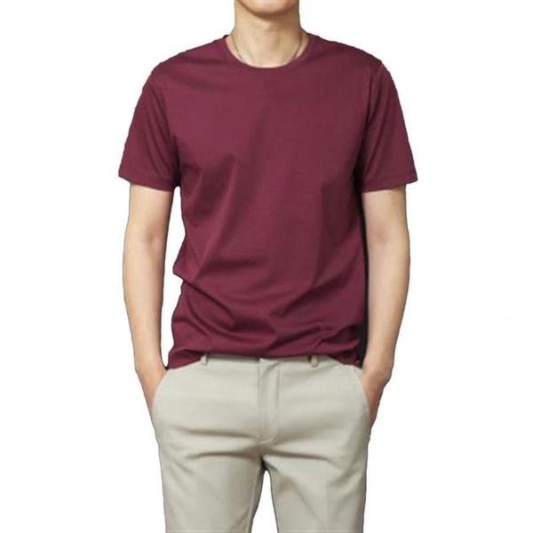 

men's t-shirts 2021 mens t-shirt o-neck pure color short sleeve men t shirt m-3xl man tee for male, White;black