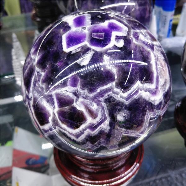 

decorative objects & figurines living room feng shui decor for furniture dream amethyst natural stone large reiki crystal ball mineral spher