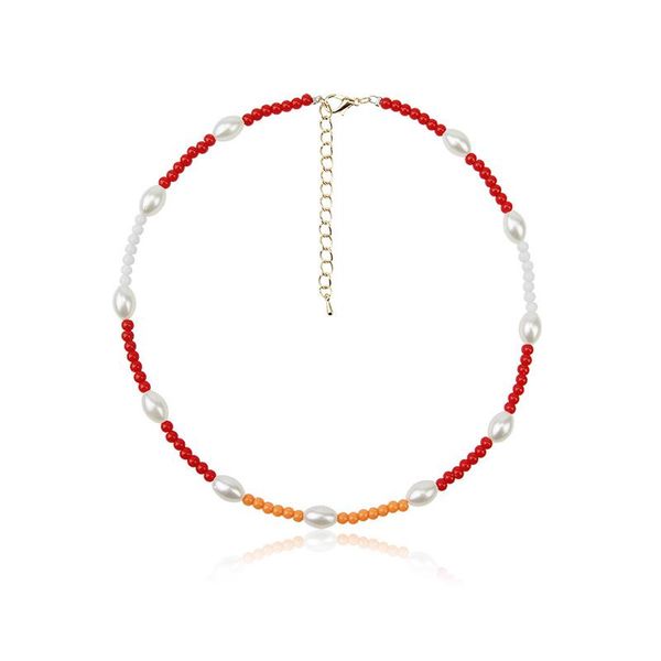 

chokers 2021 letter beaded necklace for women vintage fashion national elegant creative charm simple choker jewelry gifts, Golden;silver