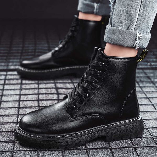

martin boots men's high british windwork climax boots black versatile leather men's sho