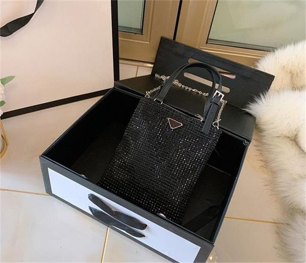 

evening bags mini shopping canvas with genuine leather tote tote shining handbag women bags rwys