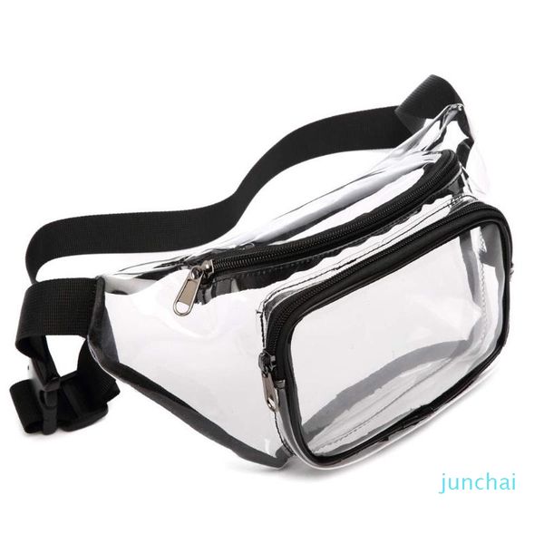

designer-waist bags women bag transparent pocket pvc waterproof sports purse wallet gym crossbody for shoulder