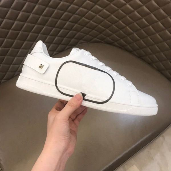 

valentin oblique canvas high-r shoes grey men real leather trendy women beautiful fashion sneakers, Black