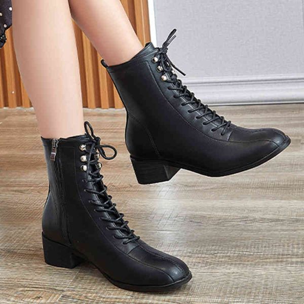 

dress shoes thick-soled fashion boots women short motorcycle handsome martin female british style cvti, Black