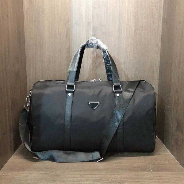 

hith quality men triple black nylon travel bags fashion duffle bag mens handle lage gentleman busin tote with shoulder strap rave