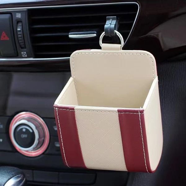 

car organizer air outlet, mobile phone bag, conditioning bag storage box, hanging multi-functional utility box