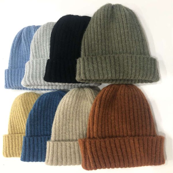 

hat girl autumn and fashion versatile net red sweet lovely black warm knitting wool man, Blue;gray
