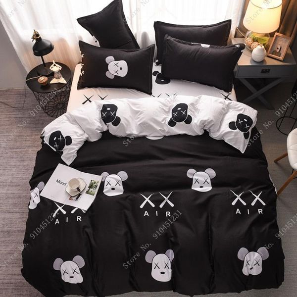 

bedding sets kawaii bear cartoon kids luxury fashion comforter duvet cover set king  twin full size children girls gift