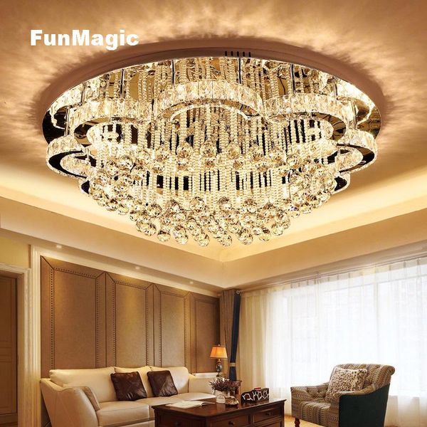 

ceiling lights modern romantic crystal flower led light large living room diamond ball lighting bedroom fixture lamp