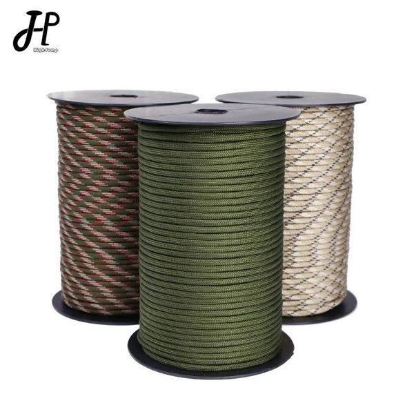 

outdoor gadgets 100m 550 military standard 9-core paracord rope 4mm parachute cord tent lanyard strap camping hiking survival equipment