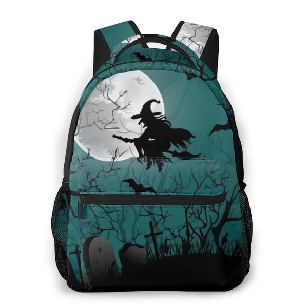 

backpack fashion women men students backpacks halloween travel bag bookbag