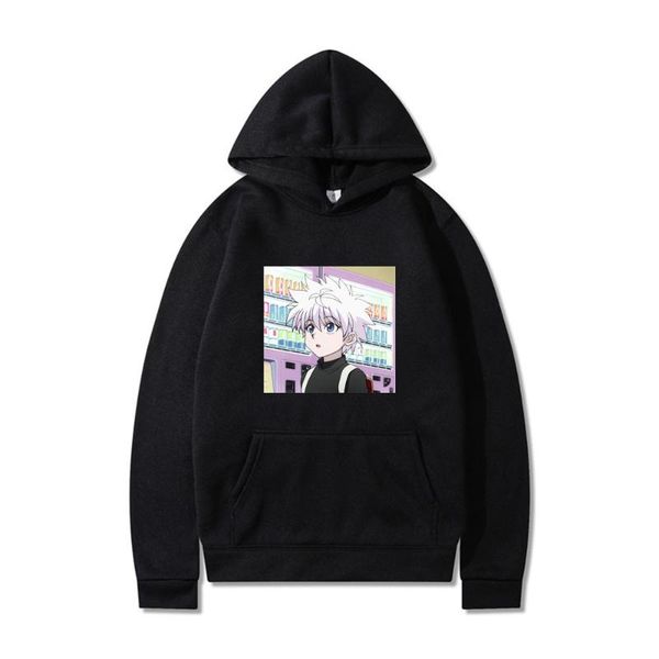 

men's hoodies & sweatshirts 2021 anime x men fashion hip hop harajuku men/women and sweatshirt, Black