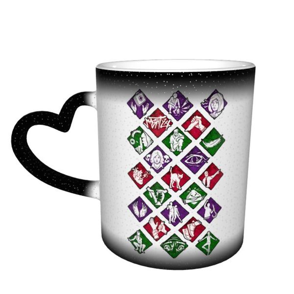 

mugs dead by daylight mug fun porcelain cappuccino the changes color creative cups
