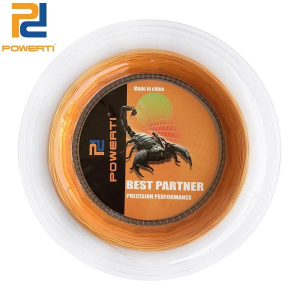 

200m reel badminton racket string 0.72mm round training orange racquet sport sets