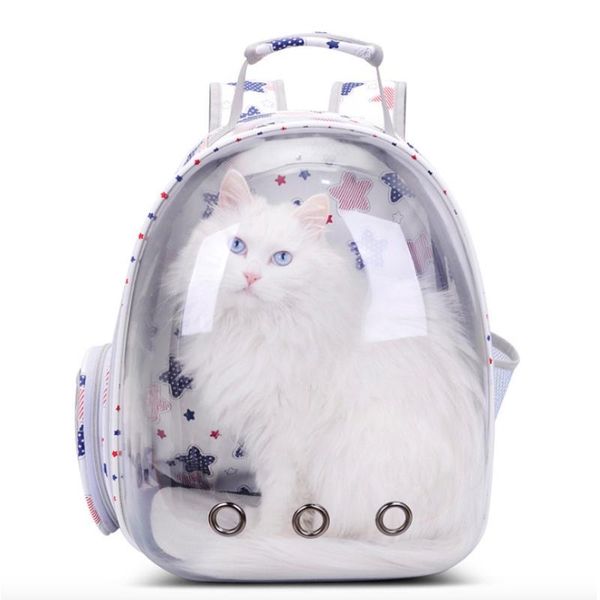 

cat carriers,crates & houses transparent portable carrier dog shoulder travel bag foldable for pet large space comfortable tent outdoor supp