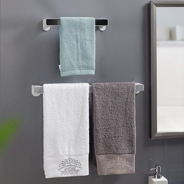 

towel racks bathroom storage rack, perforated and bath wall-mounted hook