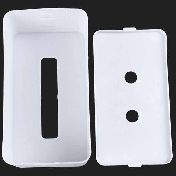 

tissue boxes & napkins lber rectangular plastic napkin box toilet paper dispenser case holder home office decoration (white) 21.5*9.3*12cm