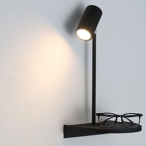 

wall lamps macaroon simple led lamp creative bedroom bedside fashion rotary spotlight net red lights study reading