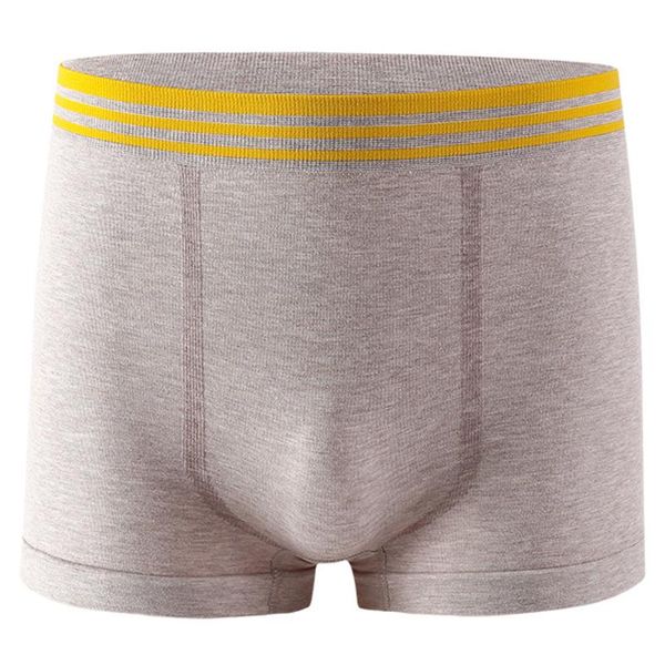 

men's underwear cotton seamless modal boxer shorts colored mid-waist fitted stretch soft comfort men underpants, Black;white