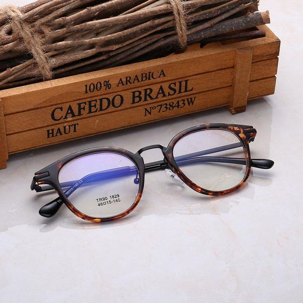 

fashion sunglasses frames round clear glasses men women vintage optical eye eyeglasses frame spectacles eyewear, Black