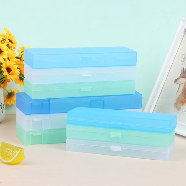 

pencil cases 1pc s m l stationery stickers plastic storage box organizer container art tool case