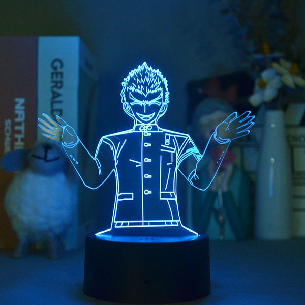 

3d lamp table led night light atmosphere danganronpa mondo owada nightlight smart phone control decor home kids gift