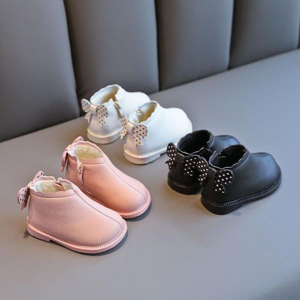 

first walkers winter girls cotton boots 0-3 years old baby princess shoes
