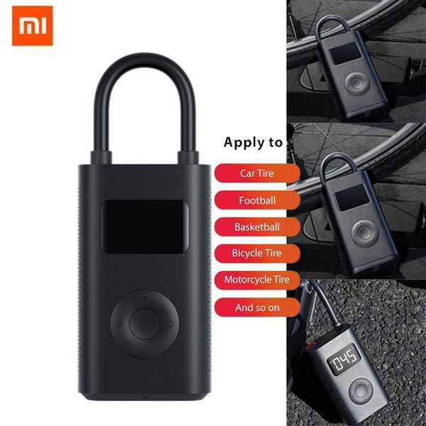 

xiaomi mijia electric inflator pump 1s portable smart digital tire pressure detection for scooters bike motorcycle scooter m365 pro car foot