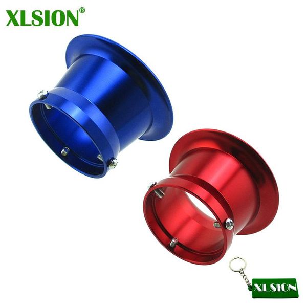 

motorcycle fuel system xlsion racing 50mm carburetor air filter trumpet velocity stack funnel for pwk24 pwk26 pwk28 pwk30