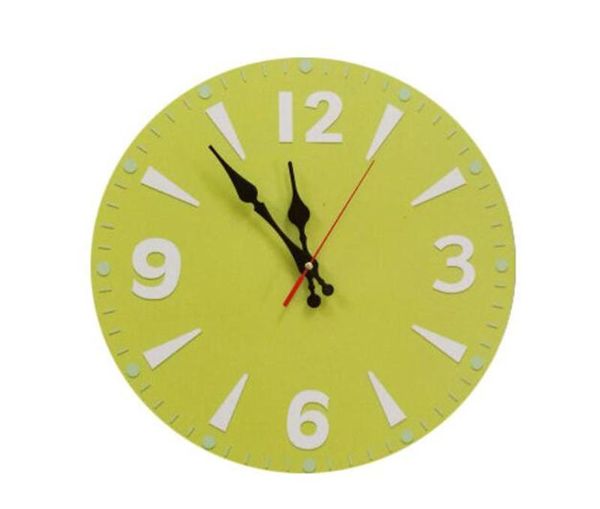 

wall clocks green large decorative clock kitchen european retro items style modern design fashion silent restaurant or bar