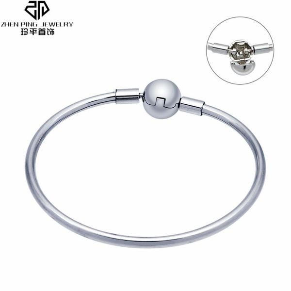 

charm bracelets stainless steel bracelet silver color diy fit beads fashion jewelry for men women, Golden;silver