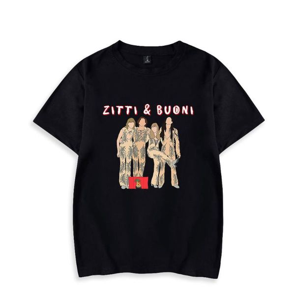 

women's t-shirt idol maneskin print t shirt spring summer holiday men/women casual novelty street hip hop style boy/girl clothing, White