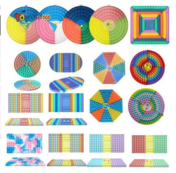 

fast delveriy party favor push bubble sensory fidget autism needs squishy anxiety stress relief antistress silicone kids desktoys game