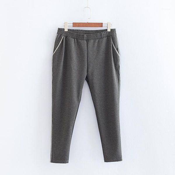

women's pants & capris l2 autumn winter plus size women clothing ankle-length 5xl casual fashion loose stretch pencil 262, Black;white