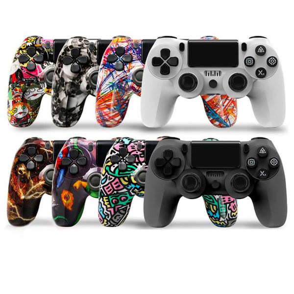 

camouflage controller for ps4 four generations 4.0 vibration joystick gamepad wireless game controllers 8 colors optionala20