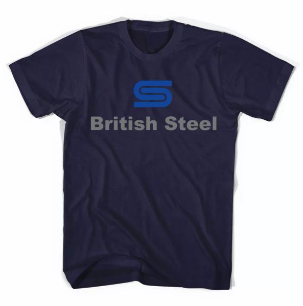 

british steel retro t-shirt all sizes colours, White;black