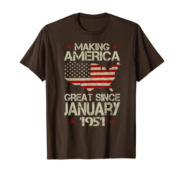 

Making America Great Since January 1951 Shirt 69 Years Old T-Shirt, Mainly pictures