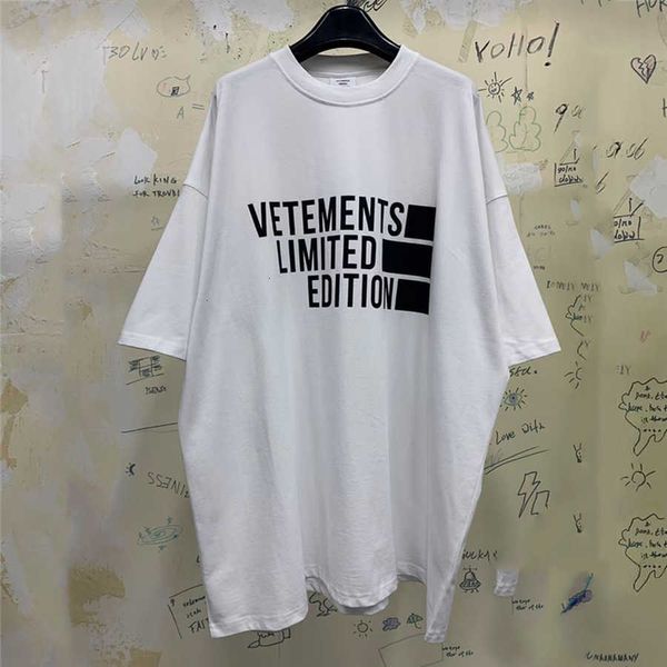 

men's t-shirts limited edition t-shirt men women vetements tee graphic printed vtm short sleeve qm6c, White;black
