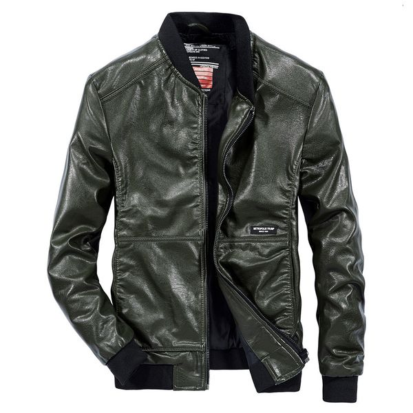 

transportation drop autumn slim fit gola bomber jacket false leather coat axp196, Black;brown