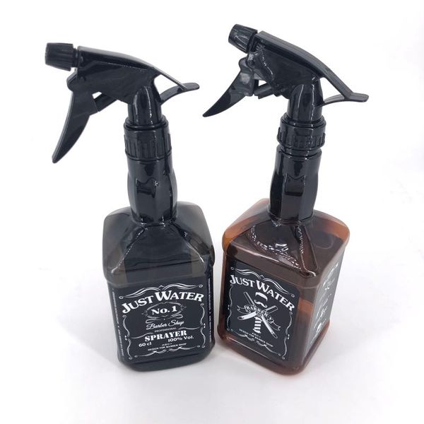 

500ml/650ml water sprayer retro whiskey oil head watering can hairdressing spray bottle salon barber hair tools storage bottles & jars
