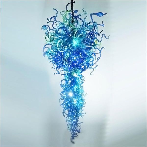 

chandeliers house decor handmade blown glass simple designed led chandelier