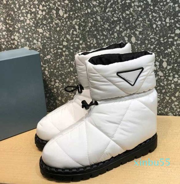 

men's women's boots fashion camouflage waterproof fabric space cotton winter warm boot soft and comfortable flat bottom, Black