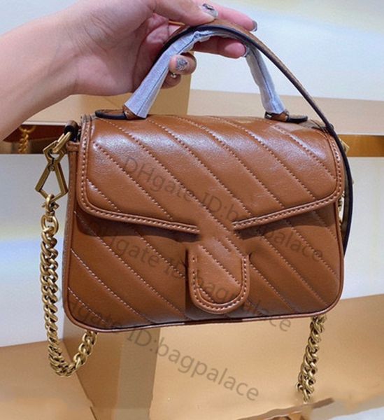 

classic luxurys designers bags shoulder bag flap 20cm handbag messenger women totes fashion marmont handbags printed chains crossbody clutch
