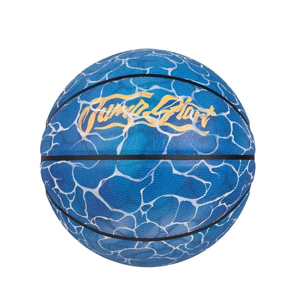 Spalding trauriger Frosch Pepe Co-Branding-Basketballball Nr. 7 Geschenkbox Freund 24K Surfing Ocean Sea Blue Mamba Gedenkausgabe PU-Spiel Indoor Outdoor Valentinstag