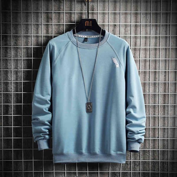 

women's hoodies & sweatshirts solid hoodie men 2021 pullover streetwear oversize clothing o neck black white basic xlkp