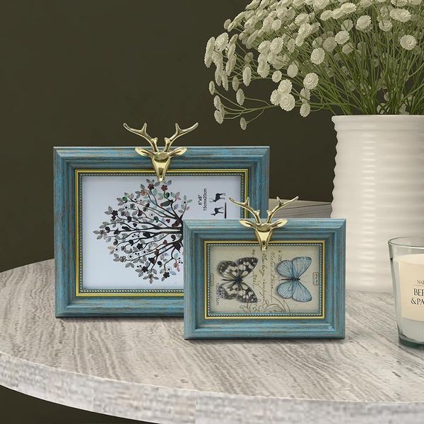 

creative po frame wood wall painting display design living room boyfriend gifts fotolijst home decoration df50xk frames