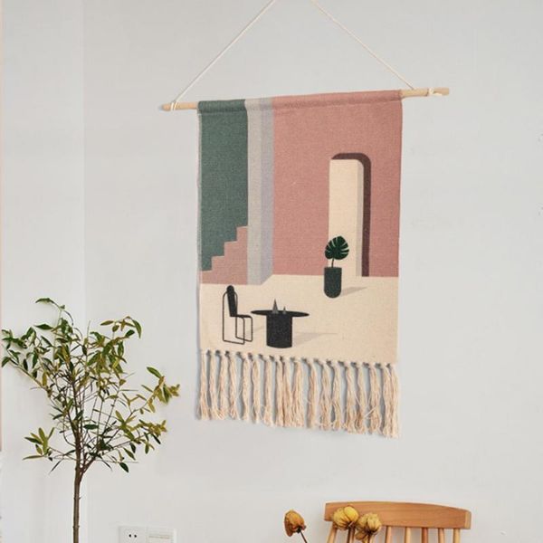 

tapestries living room bedroom wedding decor dormitory office hanging tapestry simple craft background el home decoration wall mounted