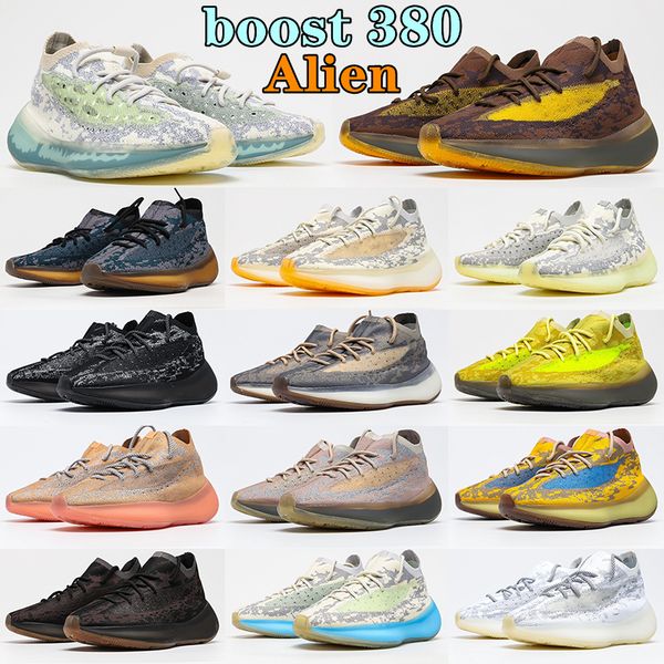 

kanye west 380 alien blue stone salt covellite mens running shoes fashion yecoraite rf glow pepper oat lmnte mist yezzy boost 380s men women