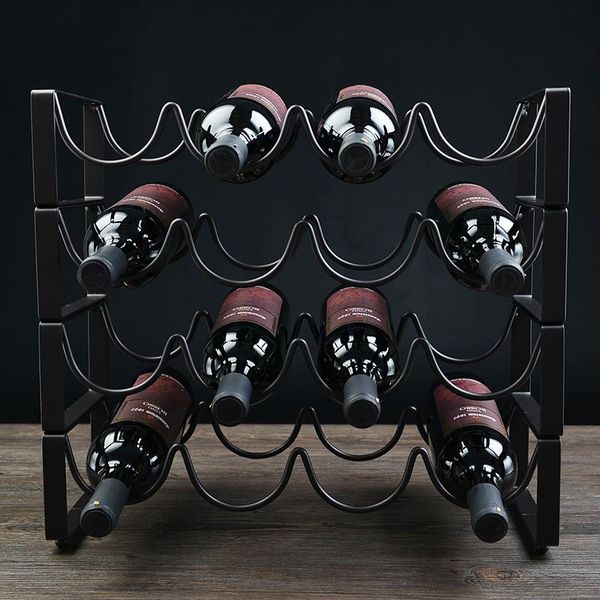 

excellent european four tier iron wine rack holder assemble frame tableracks